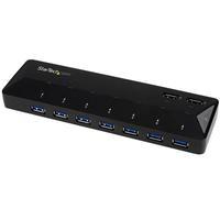 StarTech.com 7-Port USB 3.0 Hub plus Dedicated Charging Ports USB-Hubs - USB 3.0 - 7 - Schwarz