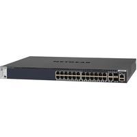 Netgear M4300-28G Managed L3 Gigabit Ethernet (10/100/1000) 1U Zwart