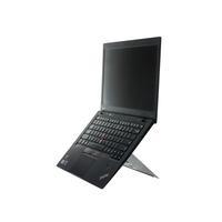 R-GO Riser Attachable Laptopstaender sw ergonomisch Aluminium 1,2mm duenn bis 5kg 4 Positionen 25,4c