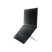 R-GO Riser Attachable Laptopstaender ws ergonomisch Aluminium 1,2mm duenn bis 5kg 4 Positionen 25,4c