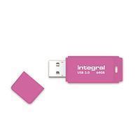 integral USB-stick 3.0  64GB neon roze