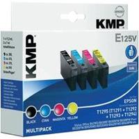 KMP Inkt vervangt Epson T1291, T1292, T1293, T1294 Compatibel Combipack Zwart, Cyaan, Magenta, Geel E125V 1617,0050