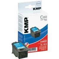 KMP Inkt vervangt Canon CL-511 Compatibel Cyaan, Magenta, Geel C78 1512,4030