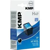 KMP Inkt vervangt HP 901, 901XL Compatibel Zwart H47 1711,4541