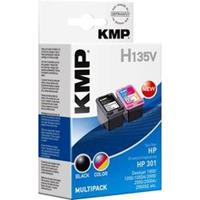 kmp Tinte Kombi-Pack ersetzt HP 301 Kompatibel Kombi-Pack Schwarz, Cyan, Magenta, Gelb H135V 1719,48