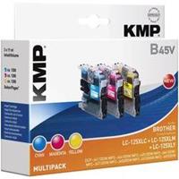 kmp Tinte ersetzt Brother LC-125 Kompatibel Kombi-Pack Cyan, Magenta, Gelb B45V 1526,0050
