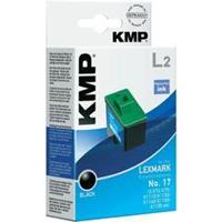 KMP Inkt vervangt Lexmark 17 Compatibel Zwart L2 1017,4171