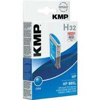 kmp Tinte ersetzt HP 88 Kompatibel Cyan H32 1704,4913