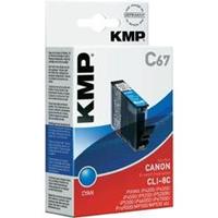 KMP Inkt vervangt Canon CLI-8 Compatibel Cyaan C67 1505,0003