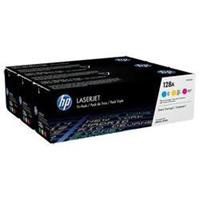 HP 128A LaserJet Toner Tri-pack (CF371AM)