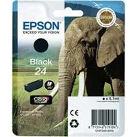 Epson Druckerpatrone T2421 schwarz Elefant schwarz - Original