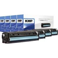 KMP Toner multipack vervangt HP 131A, 131X, CF210A, CF210X, CF211A, CF212A, CF213A Compatibel Zwart, Cyaan, Magenta, Geel 2400 bladzijden H-T171V