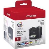 CANON PGI-2500XL BK/C/M/Y - 9254B004 Inktcartridge 4-kleuren Voordeelbundel Hoge capaciteit