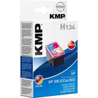 KMP Inkt vervangt HP 300 Compatibel Cyaan, Magenta, Geel H134 1710,4840