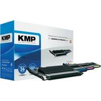 KMP Toner multipack vervangt Samsung CLT-P406C, CLT-K406S, CLT-C406S, CLT-M406S, CLT-Y406S Compatibel Zwart, Magenta, Cyaan, Geel 1500 bladzijden SA-T53V