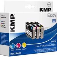 kmp Tinte ersetzt Epson T1302, T1303, T1304 Kompatibel Kombi-Pack Cyan, Magenta, Gelb E130V 1618,405