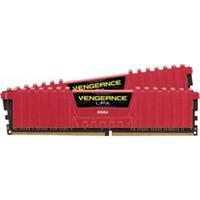 corsair PC-Arbeitsspeicher Kit Vengeance LPX Red 16GB 2 x 8GB DDR4-RAM 3200MHz