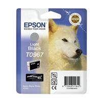 Epson T0967 inkt cartridge licht zwart (origineel)