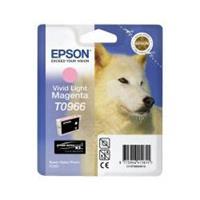 Epson T0966 inkt cartridge licht magenta (origineel)