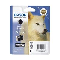 Epson T0968 inkt cartridge mat zwart (origineel)