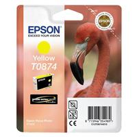 Epson T0874 inkt cartridge geel (origineel)