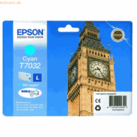 EPSON Tinte für EPSON WorkForcePro 4000/4500, cyan, L