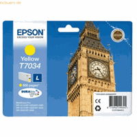 EPSON Tinte für EPSON WorkForcePro 4000/4500, gelb, L