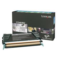Lexmark Toner C734A1KG schwarz ca.8.000 Seiten Rückgabe - Original