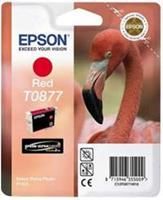 Epson T0877 inkt cartridge rood (origineel)