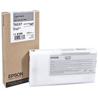 Epson T6537 inkt cartridge licht zwart (origineel)