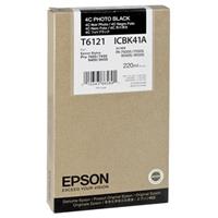 Epson inktpatroon foto zwart T 612 220 ml T 6121