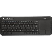 Trust Veza Wireless Keyboard with touchpad - Tastaturen - Englisch - US - Schwarz