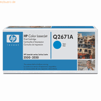 HP Toner für HP ColorLaserJet 3500/3500N/3550, cyan