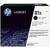 HP Toner No.81X CF281XL für HP LaserJet, schwarz