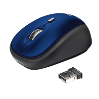 Trust Yvi Wireless Mouse, Blauw