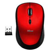 Trust - Mouse Wireless, Red (19522)
