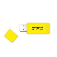 integral Neon USB Stick 32GB USB 3.0 Geel