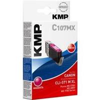 kmp Tinte ersetzt Canon CLI-571M XL Kompatibel Magenta C107MX 1569,0006