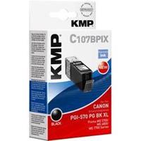 KMP Inkt vervangt Canon PGI-570 XL Compatibel Zwart 1567,0001