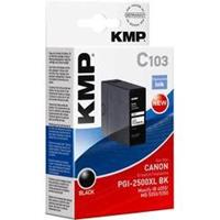 kmp Tinte ersetzt Canon PGI-2500XL BK Kompatibel Schwarz C103 1565,0001