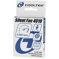 Cooltek Silent Fan 4010 PC-Gehäuse-Lüfter Schwarz, Weiß (B x H x T) 40 x 10 x 40mm