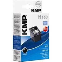KMP H160 schwarz Tintenpatrone ersetzt HP 62 1741,4801 - Original