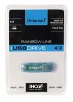 Intenso USB-Disk 4GB 2.0 Blauw