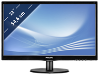 Philips Monitor V-line 223V5LSB LCD-Display 54,6 cm (21,5") schwarz