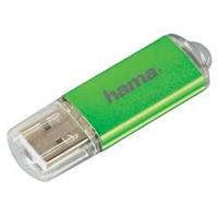 Hama Laeta 64GB 64GB USB 2.0 Groen, Transparant USB flash drive