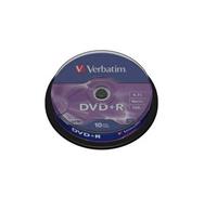 Verbatim DVD+R 16x Spindel 4,7GB 10 Stück