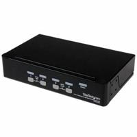 StarTech.com 4 Port 1U Rack Befestigungskit USB KVM Switch mit OSD - KVM Switch - 4 Anschlüsse
