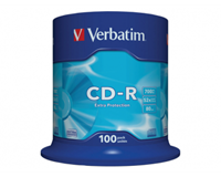 Verbatim CD-R 52x Spindel 700MB/0min 100 Stück