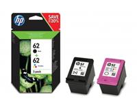 HP Combo Pack 62 - Zwart + 3-kleuren