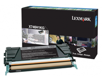 Lexmark Toner f.X746/748DE schwarz ca.12.000 S - Original